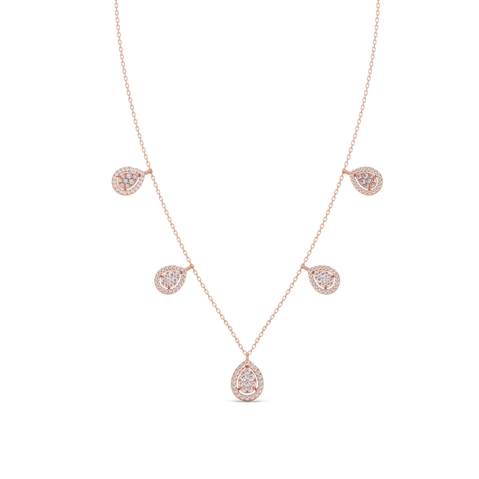 149.8ct Round Necklace Purity of 14KT
