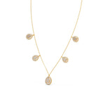 149.8ct Round Necklace Purity of 14KT