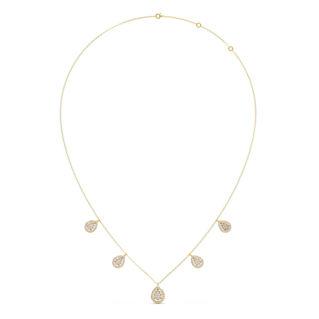 149.8ct Round Necklace Purity of 14KT