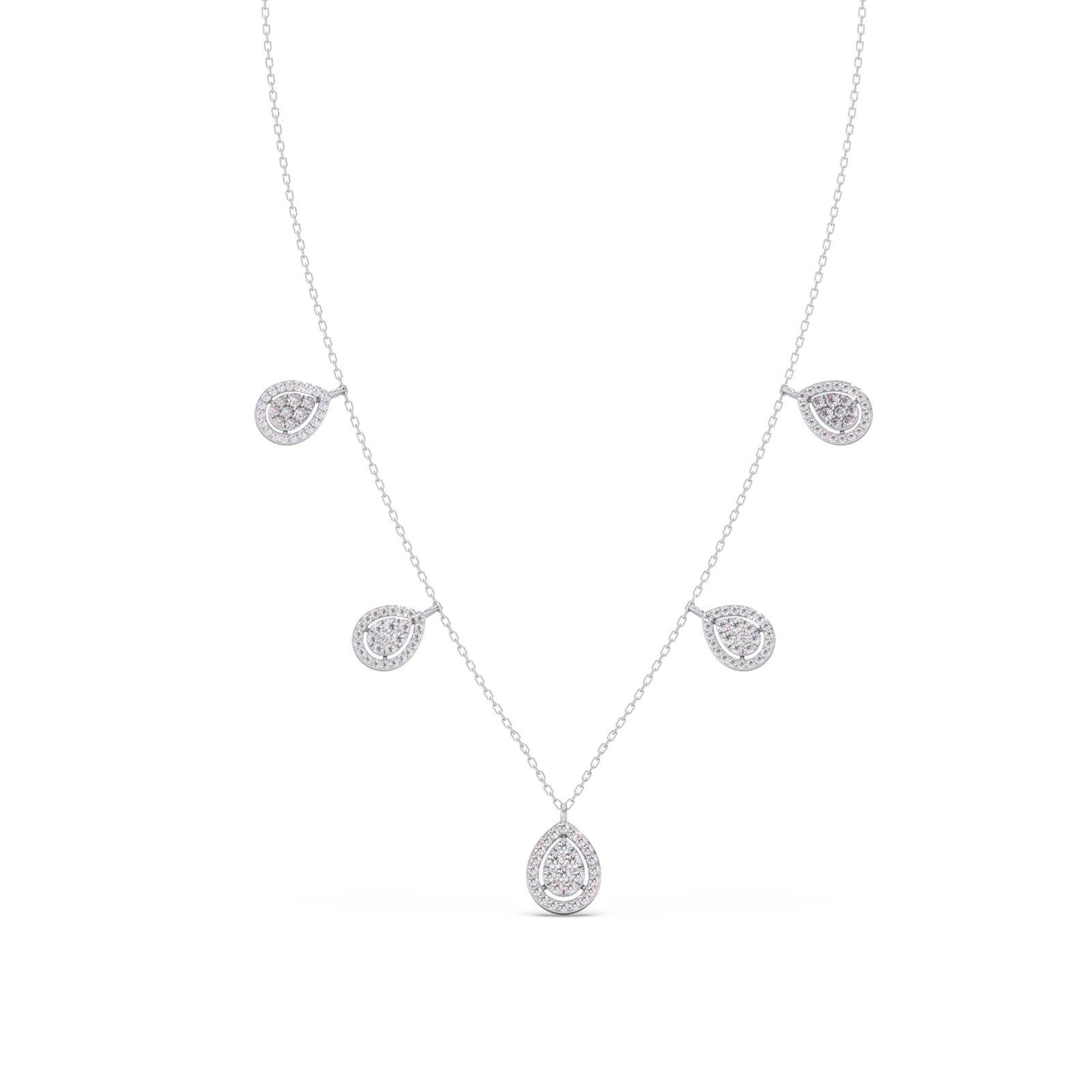 149.8ct Round Necklace Purity of 14KT