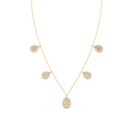 149.8ct Round Necklace Purity of 14KT