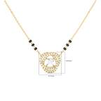 57.6ct Round Necklace Purity of 14KT