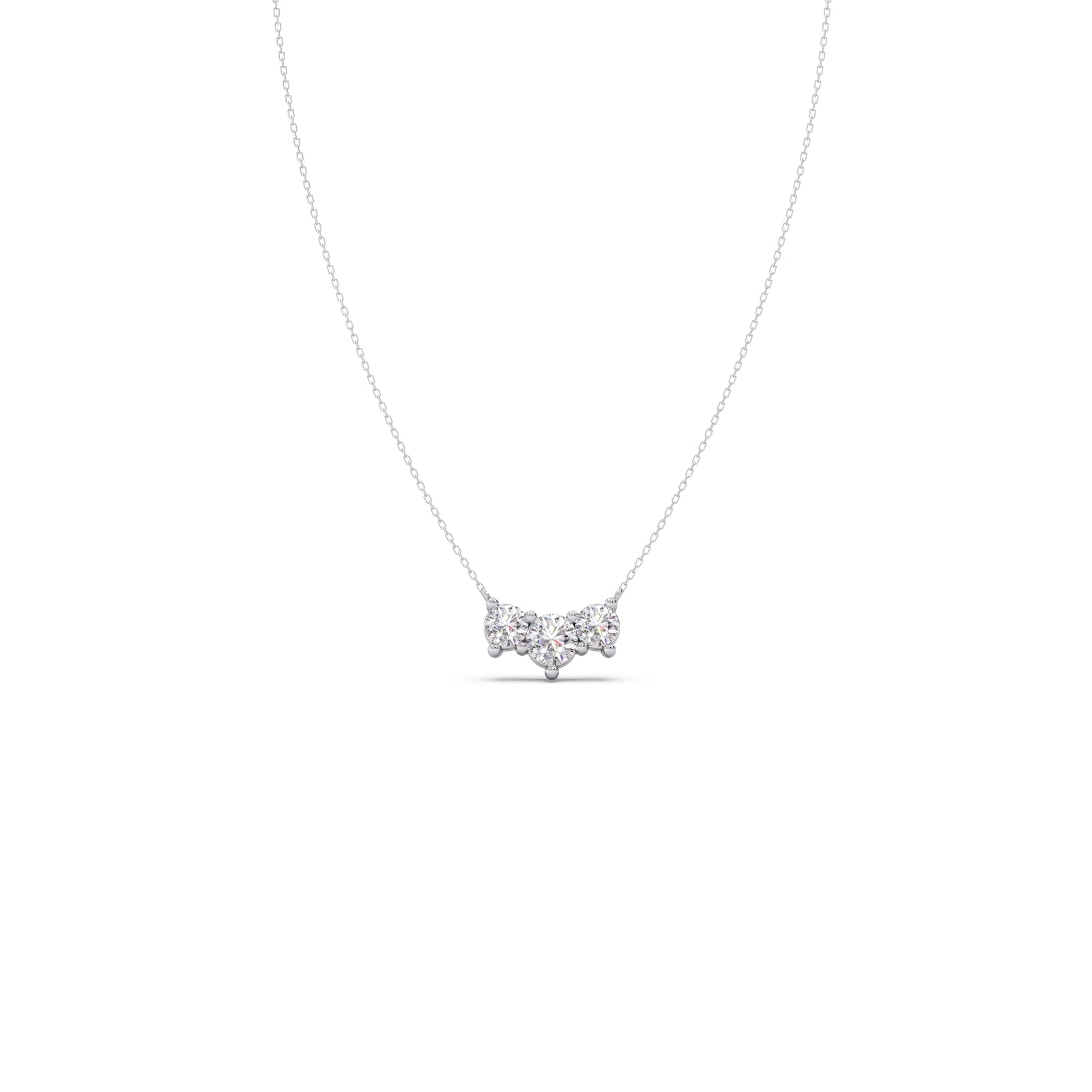 7.95ct Round Necklace Purity of 18KT