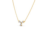 0.81ct Pear Necklace Purity of 18KT