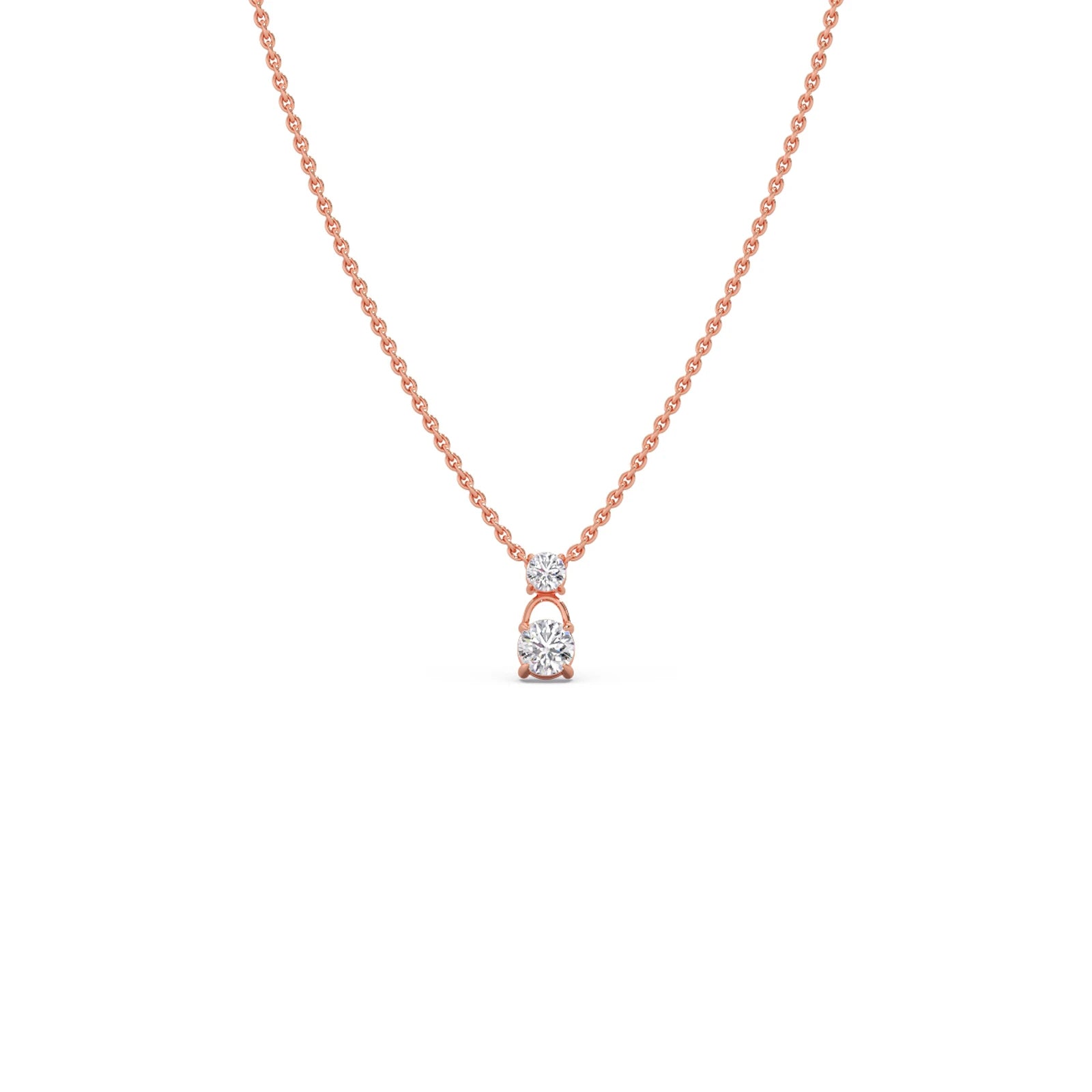 2.3ct Round Pendant Purity of 14KT