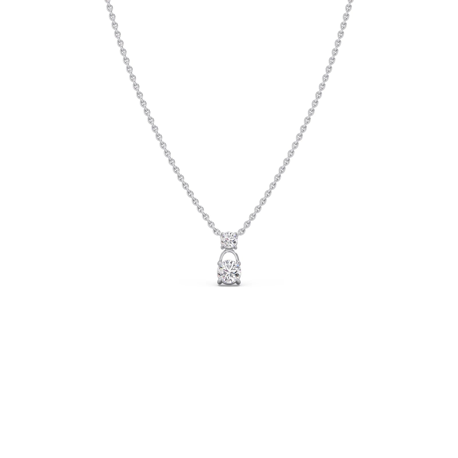 2.3ct Round Pendant Purity of 14KT