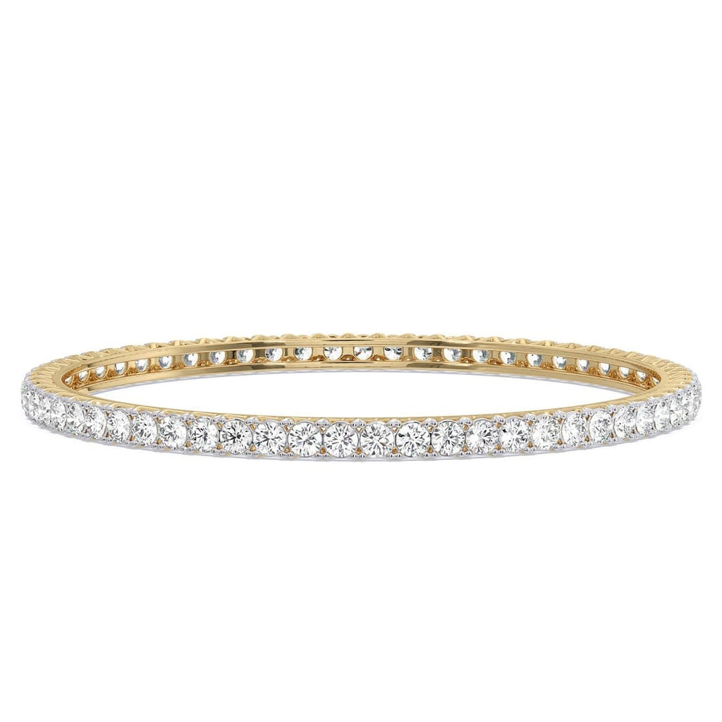 6.30 Ct Bracelets Brilliant Round 18Kt Gold