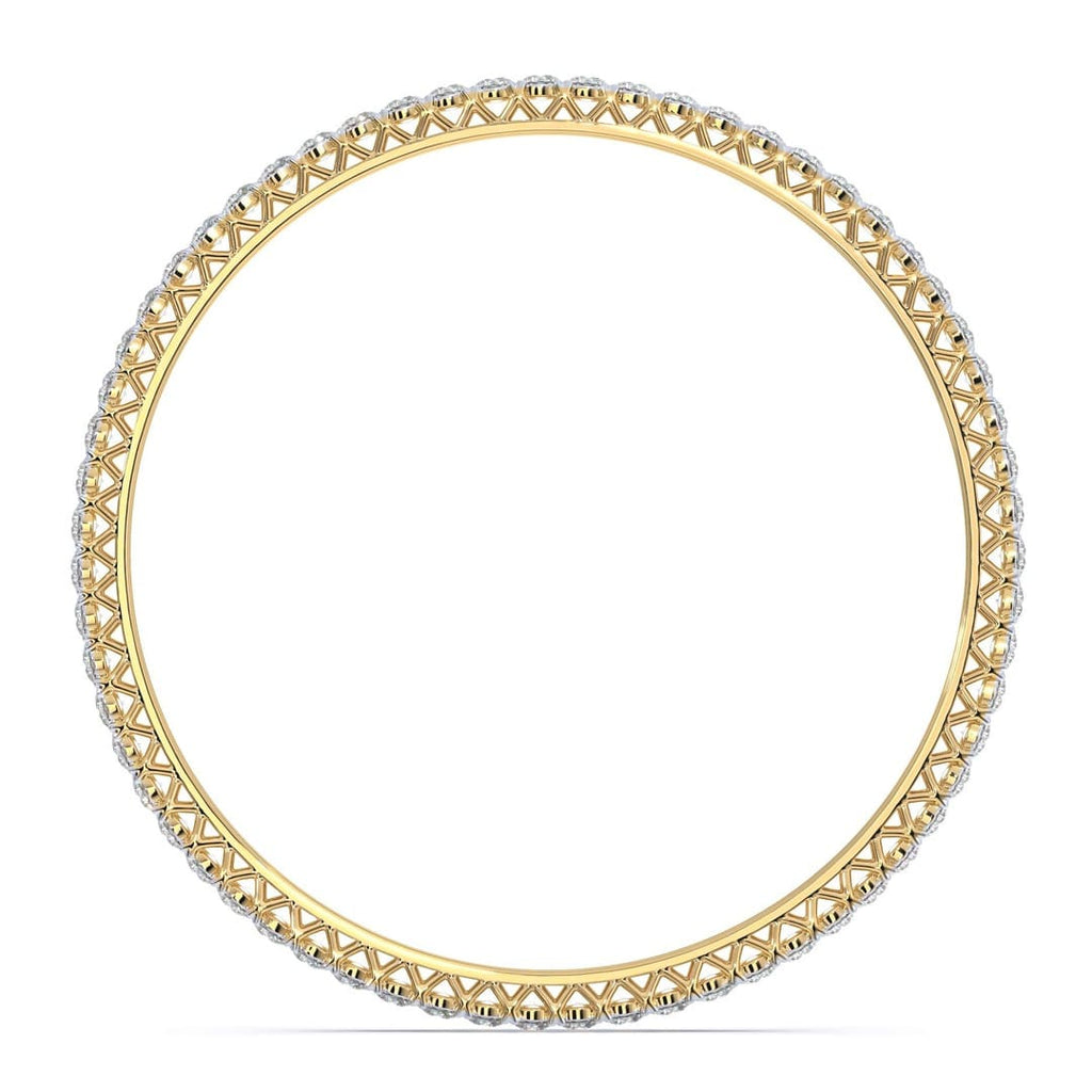 6.30 Ct Bracelets Brilliant Round 18Kt Gold