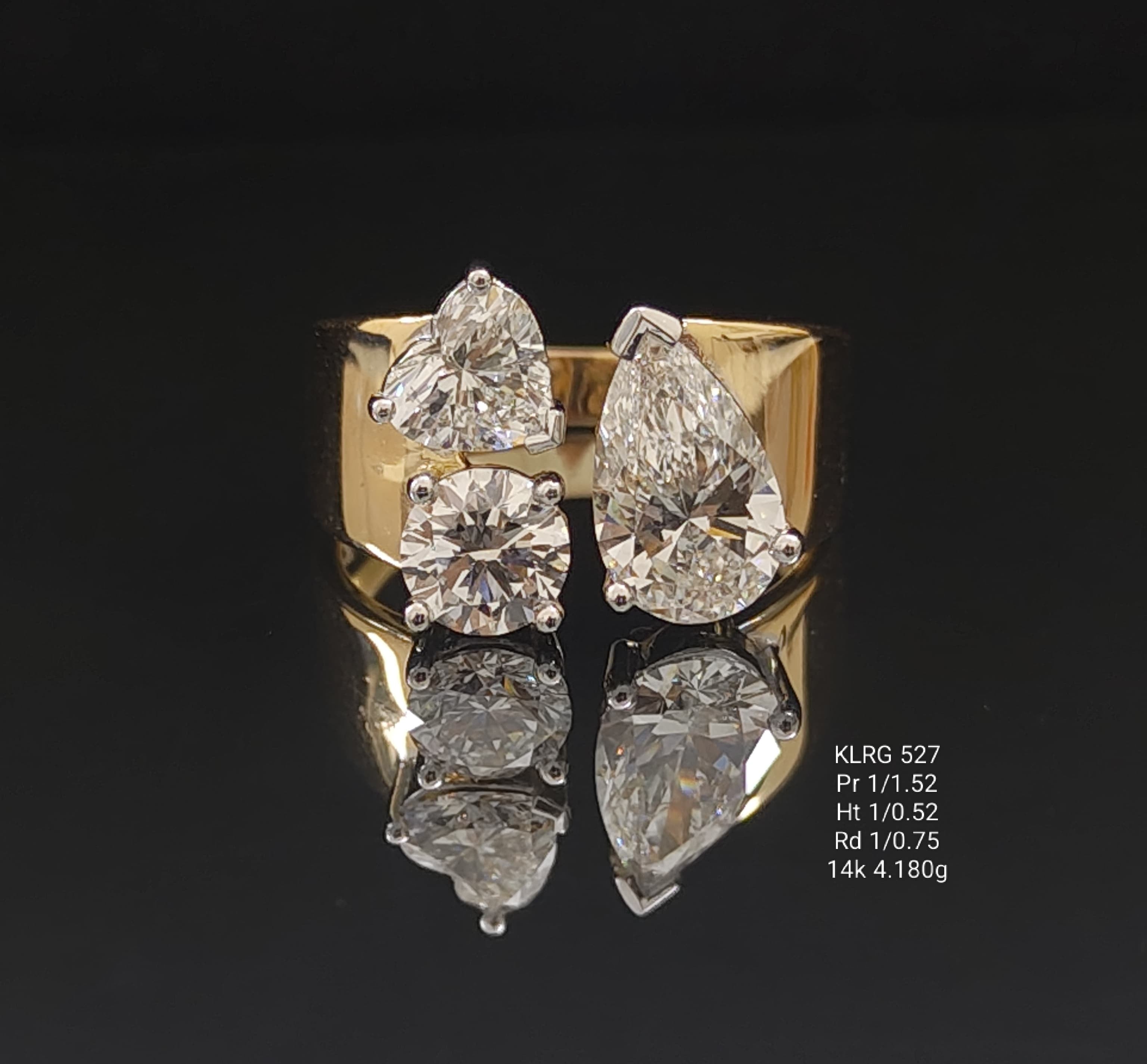 2.79Ct  of Ring  with the Purity of 14K