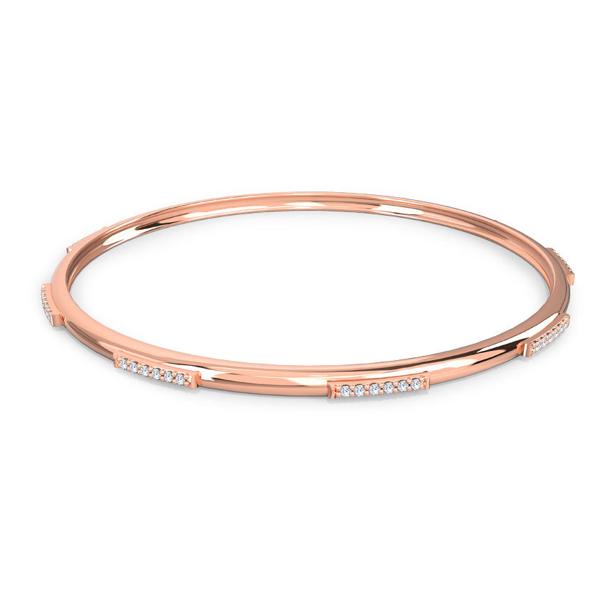 0.432 ct Bangles of 18 KT gold