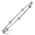 0.273 ct Bangles of 14 KT gold