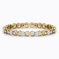 1.860 ct Bangles of 18 KT gold