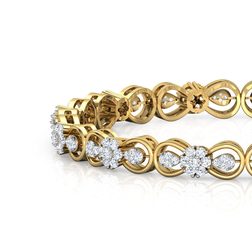 1.860 ct Bangles of 18 KT gold