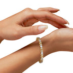 1.860 ct Bangles of 14 KT gold