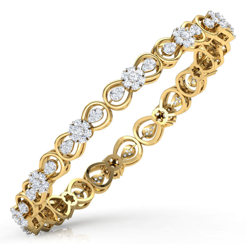 1.860 ct Bangles of 18 KT gold