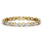 1.860 ct Bangles of 18 KT gold