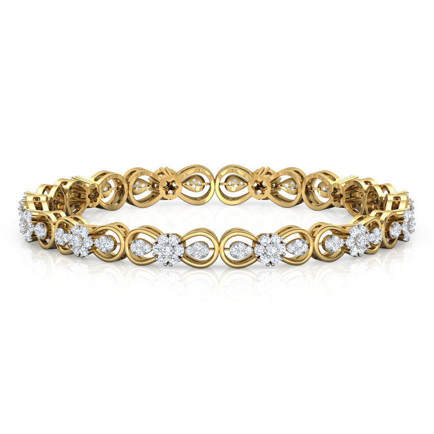 1.860 ct Bangles of 18 KT gold