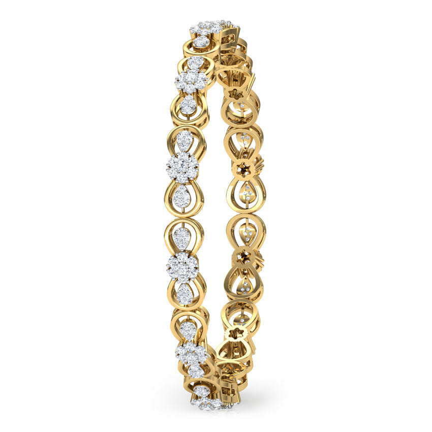 1.860 ct Bangles of 14 KT gold