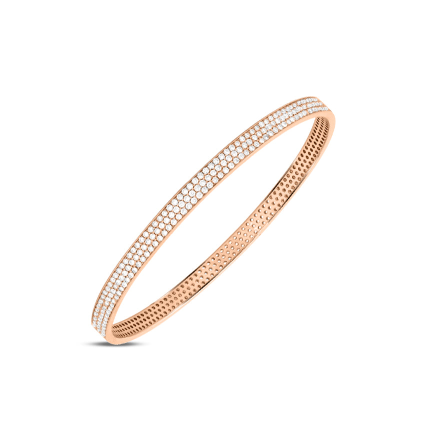3.120 ct Bangles of 18 KT gold