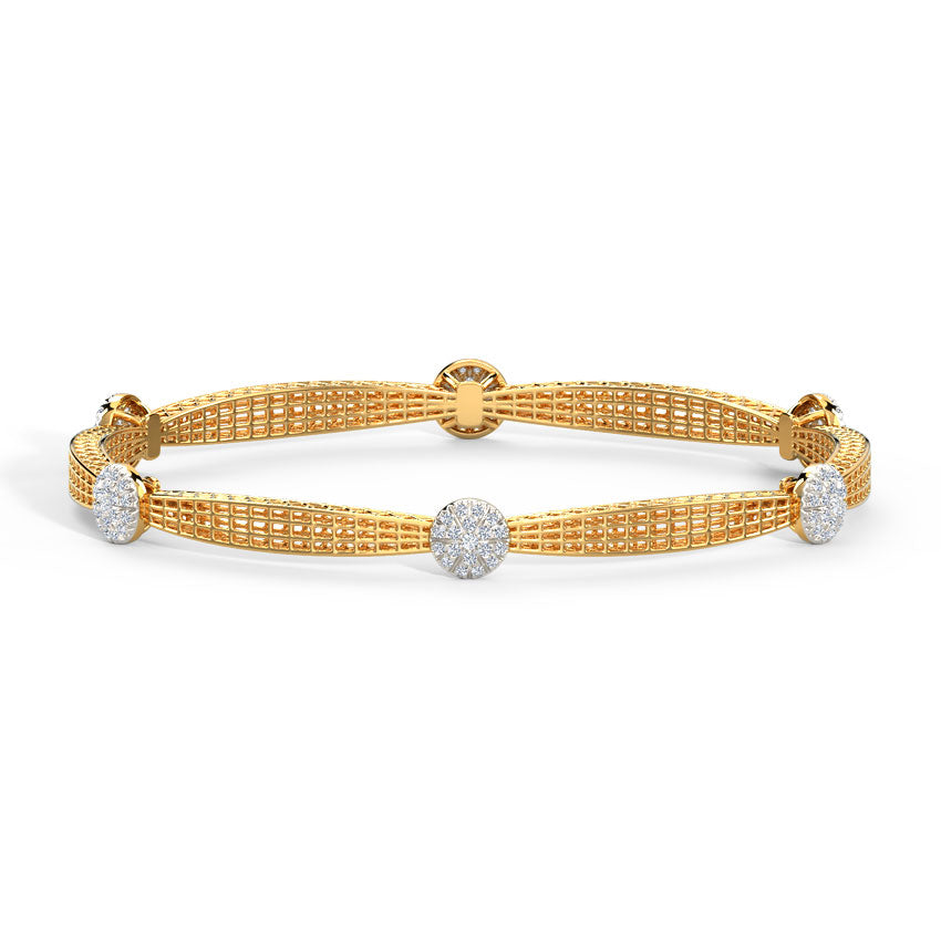 0.670 ct Bangles of 14 KT gold