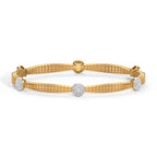 0.670 ct Bangles of 14 KT gold