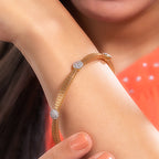 0.670 ct Bangles of 14 KT gold