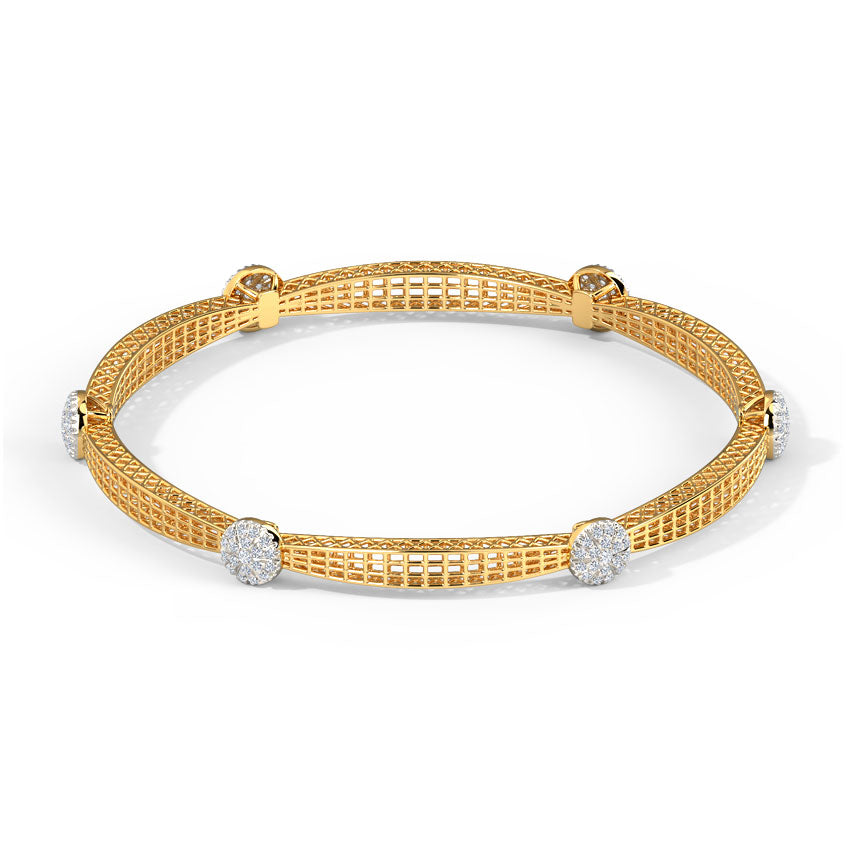 0.670 ct Bangles of 14 KT gold