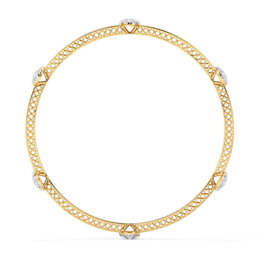 0.670 ct Bangles of 14 KT gold