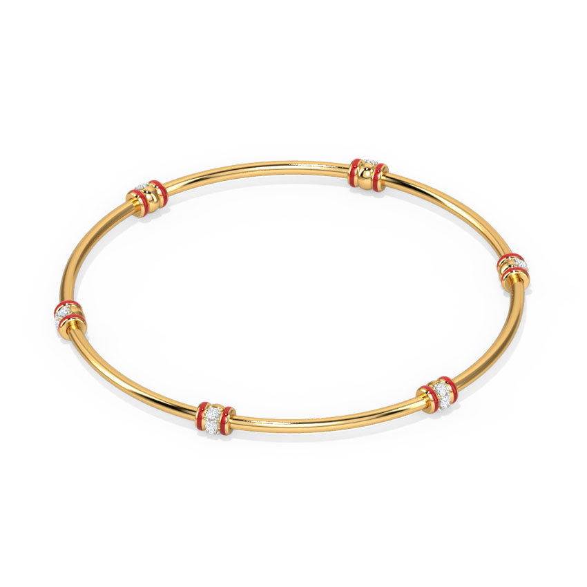 0.288 ct Bangles of 18 KT gold