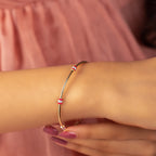 0.288 ct Bangles of 18 KT gold