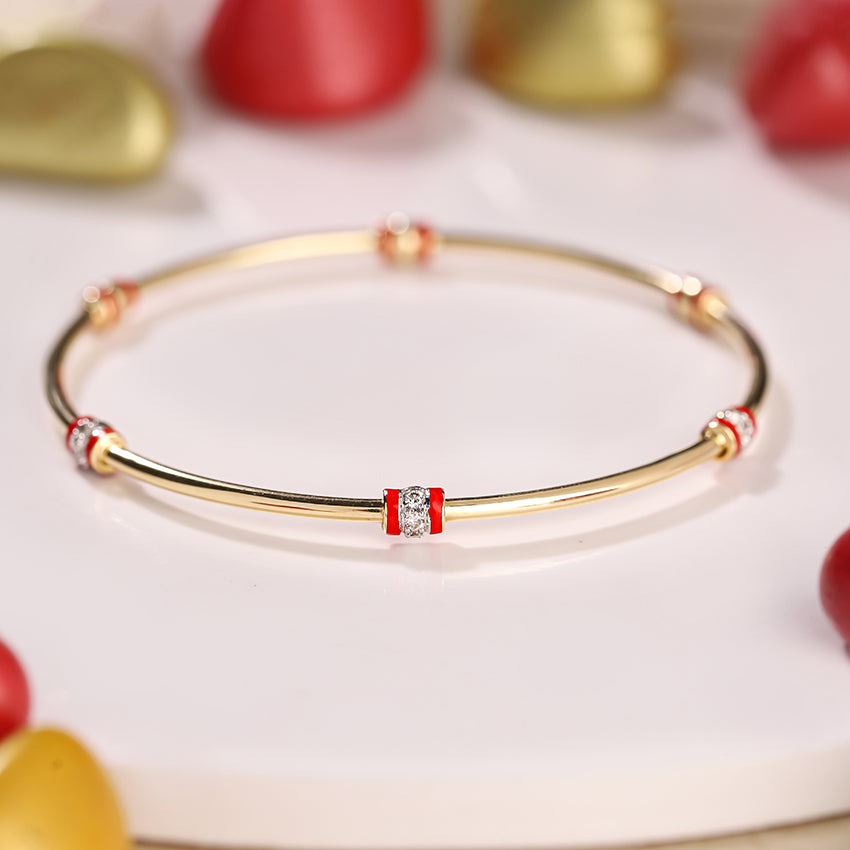 0.288 ct Bangles of 14 KT gold