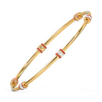 0.288 ct Bangles of 14 KT gold