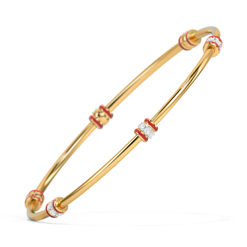 0.288 ct Bangles of 14 KT gold