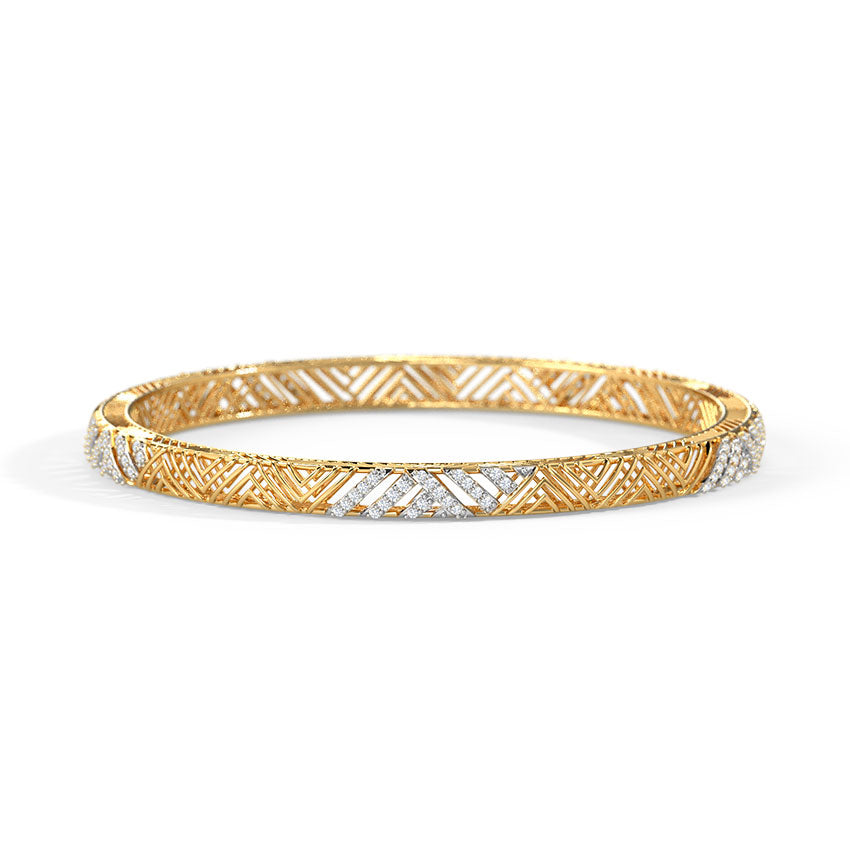 0.680 ct Bangles of 14 KT gold