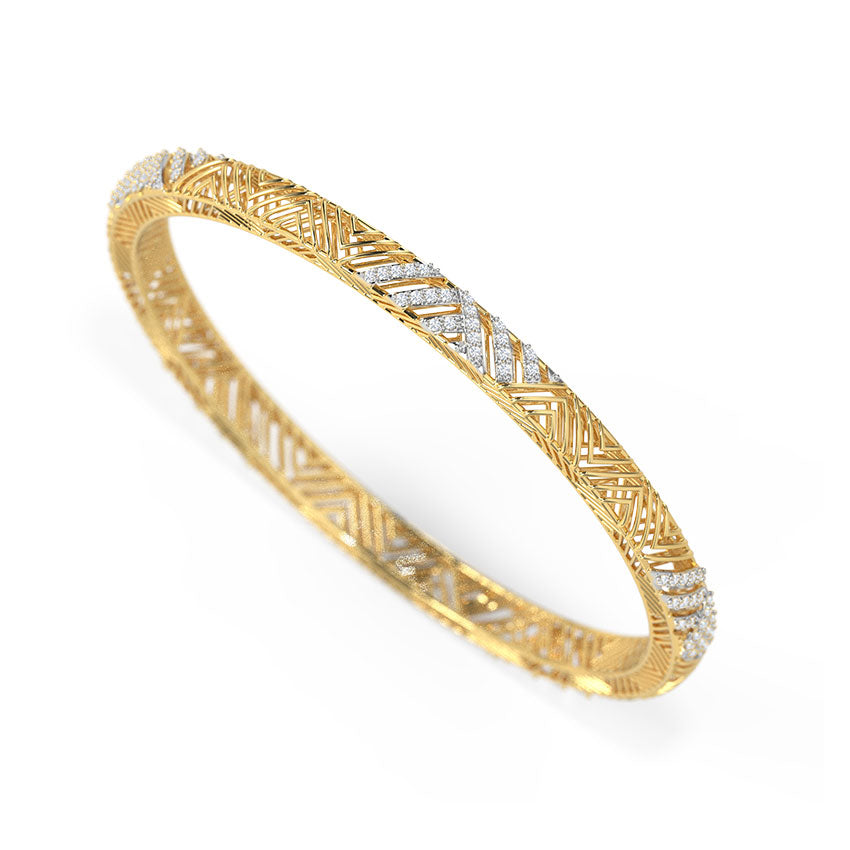 0.680 ct Bangles of 14 KT gold
