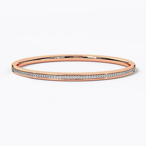 0.992 ct Bangles of 14 KT gold