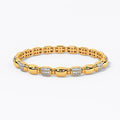0.840 ct Bangles of 14 KT gold