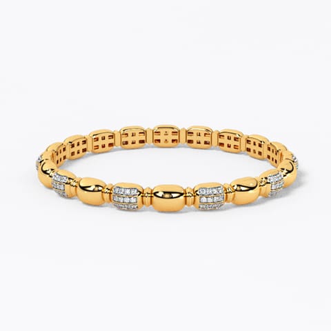 0.840 ct Bangles of 14 KT gold