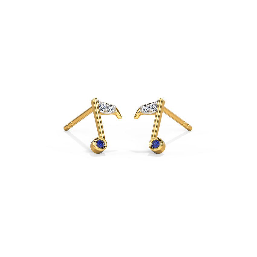0.021 ct Earrings of 14 KT gold
