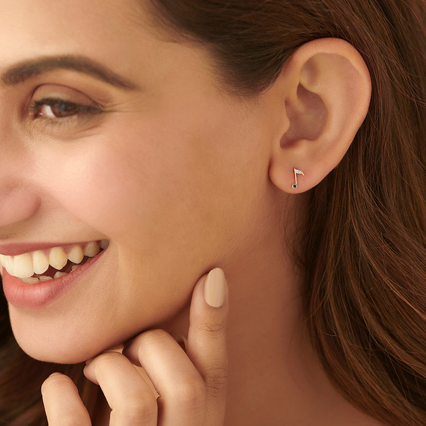 0.021 ct Earrings of 14 KT gold