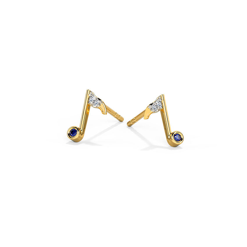 0.021 ct Earrings of 14 KT gold