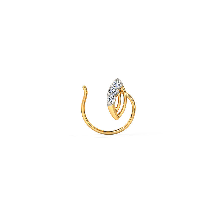 0.024 ct Nosepin of 14 KT gold