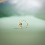 0.024 ct Nosepin of 14 KT gold