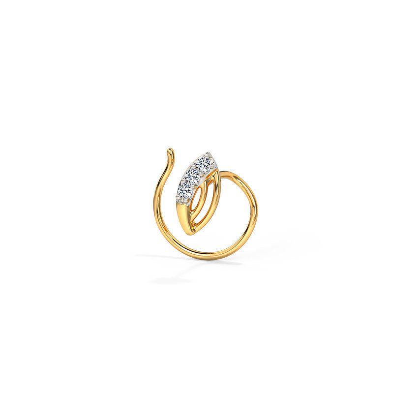 0.024 ct Nosepin of 14 KT gold