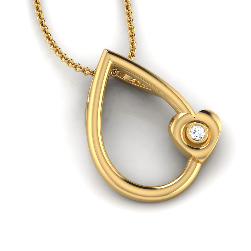 0.011 ct Pendants of 18 KT gold