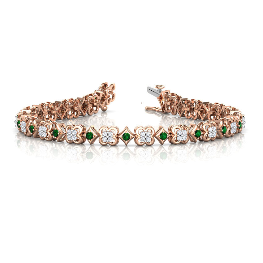 0.836 ct Bracelets of 18 KT gold