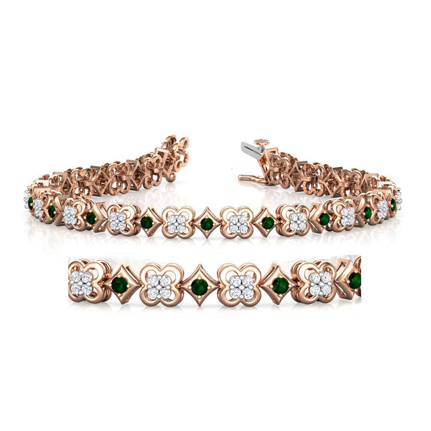 0.836 ct Bracelets of 18 KT gold