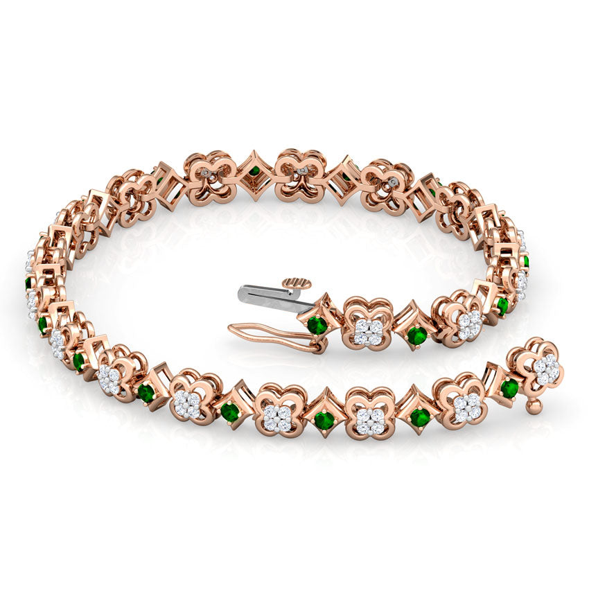 0.836 ct Bracelets of 18 KT gold