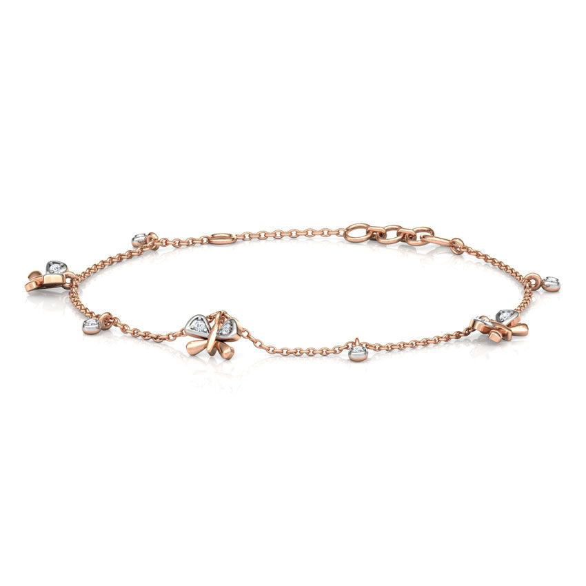 0.086 ct Bracelets of 14 KT gold