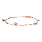 0.086 ct Bracelets of 18 KT gold